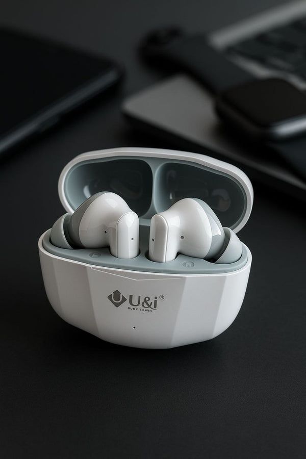 U&i Entry 8 Wireless TWS Earphone Bluetooth 5.3 with 40H Playtime & Type-C Charging – Black (6 Months Warranty)