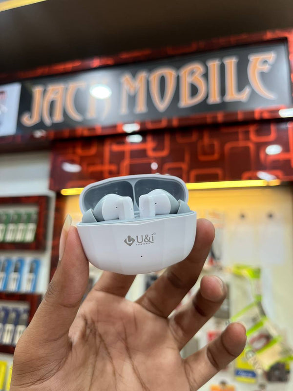 U&i Entry 8 Wireless TWS Earphone Bluetooth 5.3 with 40H Playtime & Type-C Charging – Black (6 Months Warranty)