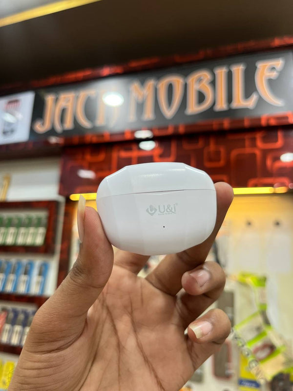 U&i Entry 8 Wireless TWS Earphone Bluetooth 5.3 with 40H Playtime & Type-C Charging – Black (6 Months Warranty)